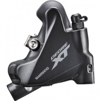 Калипер задний SHIMANO DEORE XT M8110, flat mount, гидравлический, болты 25 мм, полимерные колодки