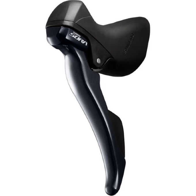 Шифтер/Тормозная ручка SHIMANO ORA, R3000, левый, 2 скорости, трос 1800 мм ESTR3000LIA