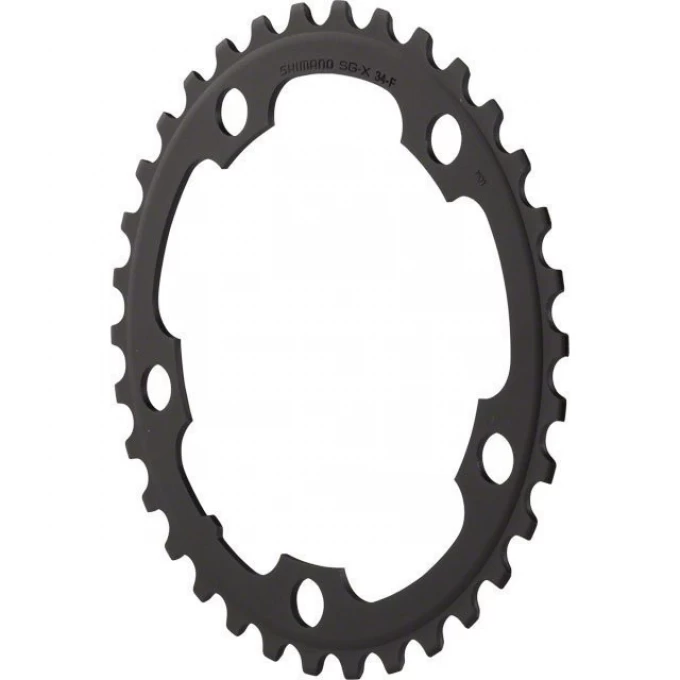 Звезда передняя SHIMANO ULTEGRA FC-6800, 53T-MD, черная, для 53-39T, Y1P498080